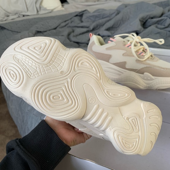 Nude Chunky Sneakers - Picture 3 of 4